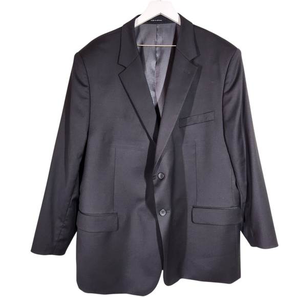 Kenneth Cole Navy Blue Men's Blazer. Sz 54 Regular - Picture 1 of 10